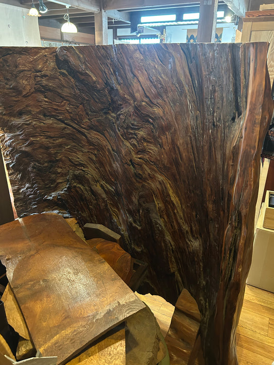 希少◎屋久杉◎衝立 アンティーク インテリア 天然木 無垢材