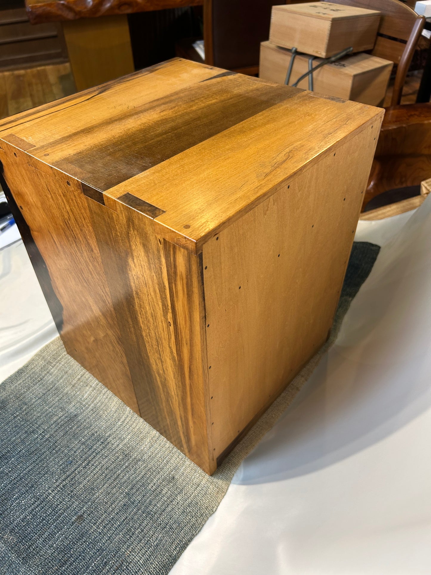 希少◎黒柿◎小引き出し (収納箪笥 整理箪笥和室 和家具 日本の家具 無垢材 アンティーク)